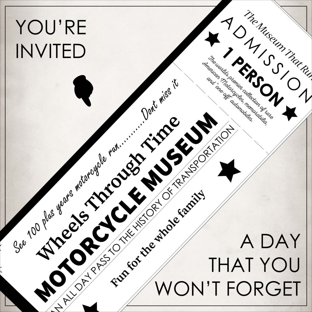 Raffle Tickets Wheels Through Time